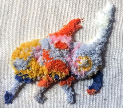Beetle, Needle Felting, 2022