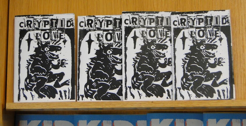 Cryptid Love, Lino Print, 2025